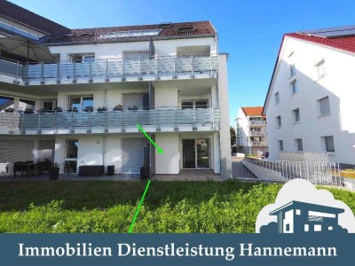 Neubauwohnung, großer Garten, EBK, EG, Fußbodenheizung, Niedrigenergie, barrierefrei, TG-Stellplatz