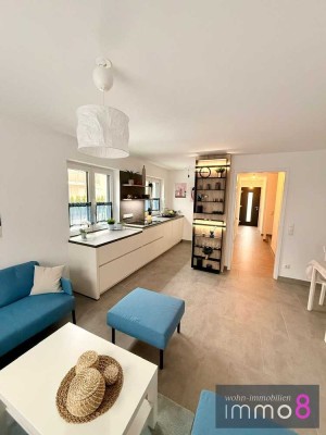 Erstbezug hochwertige 5 Zimmer Gartenwohnung mit großer Südwestterrasse