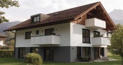 Neubauprojekt: 3-Zimmer-Neubauwohnung mit Südterrasse und Garten