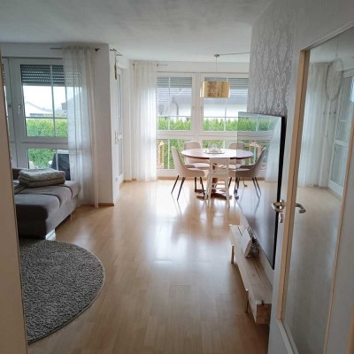 Ansprechende 3-Zimmer-EG-Wohnung mit Terrasse in Bachhagel