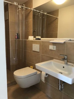 Freundliche 1,5-Zimmer-Souterrainwohnung in Würzburg mit Garten / Möbliert