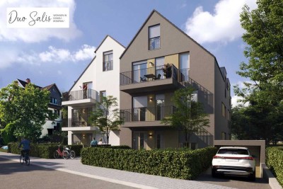 Startpreis Vertriebsbeginn • Emissionsfreier Neubau • Moderne 2 Zi-Wohnung mit Garten • Tiefgarage