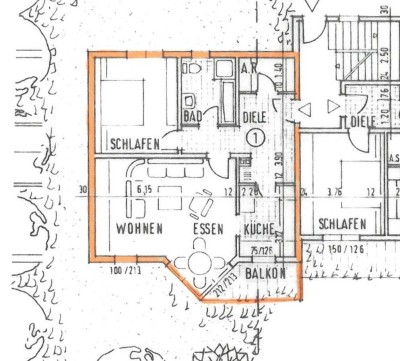 2 Zimmer Wohnung in zentraler Lage von Bad Berleburg-Stadt