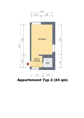 Ruhige, helle Appartements / 4 km bis Mensa II / 7 km zum Schloss / 3 km bis BAB