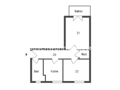 Tauschwohnung: Gut gelegen in Babelsberg gegen 2-3 Z. Ostberlin m. Balkon
