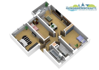 Schickes Nest sucht Bewohner...4-RW mit Wanne & Balkon!!!