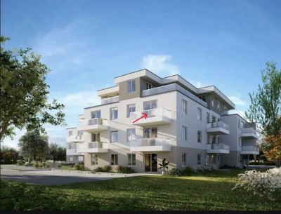 3-Zimmer Wohnung mit Balkon in Buseck, hoher Standard, Erstbezug