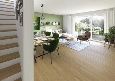IHR NEUES ZUHAUSE | Doppelhaushälfte mit Wärmepumpe, PV und Fußbodenheizung