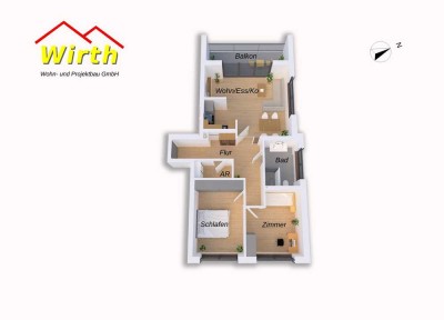 Wohnung 08	   -	80,62 m²