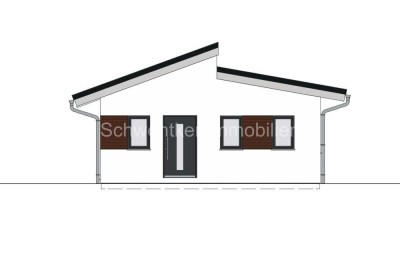 Moderne Eleganz  zum kleinen Preis, der Minibungalow aus unserer EASY- HOME- SERIE mit Grundstück