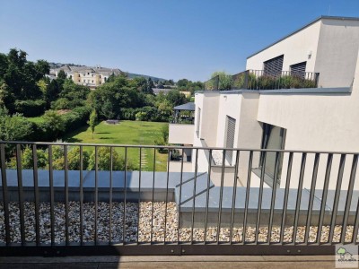 Lichtdurchflutete Terrassenwohnung mit Grünblick in zentraler Lage Klosterneuburgs