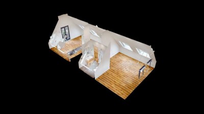 Erstbezug im DG: 2-Zi.-Wohnung mit 7 elektr. Dachfenstern, WiFi, TLB, EBK & Neubau-Komfort