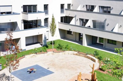 Penthouse 2-Zimmer-Wohnung mit EBK im Quartier Wollspinnerei