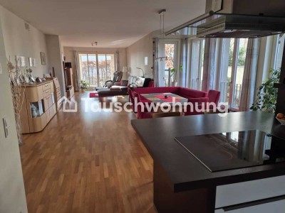 Tauschwohnung: 4 Zimmer plus Hobbykeller mit Fußbodenheizung und Garten