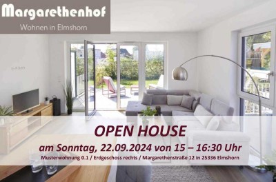 KfW-55-EE-Neubau: bezugsfertige & helle 3-Zimmer-Wohnung mit 91 m² Wfl. & SW-Lage - Herbstaktion*