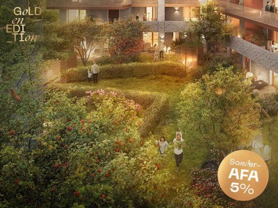 Top-Kapitalanlage mit Weitblick: stilvolle 2 Zimmer mit Dachterasse und Fensterbad