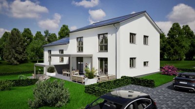 Moderne Doppelhaushälfte in Cadolzburg/Wachendorf inklusive Grundstück