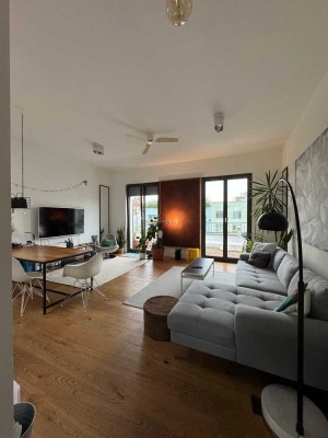 design penthouse 3 room furnished above the rooftops