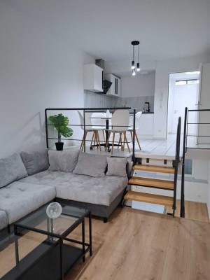 Moderne 2-Raum-Terrassenwohnung mit Einbauküche in Gauting