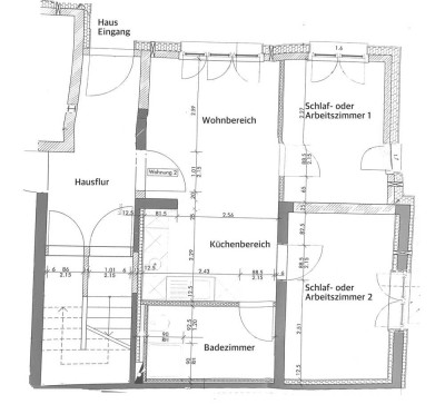 Kleine aber schöne 3-Raum-EG-Wohnung in Karlsruhe-Knielingen