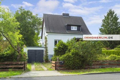 IMMOBERLIN.DE - Sehr sympathisches Einfamilienhaus mit paradiesischem Südwestgarten in Wohlfühllage