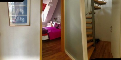 Exklusive, sanierte 3-Zimmer-Maisonette-Wohnung mit geh. Innenausstattung mit Balkon und EBK