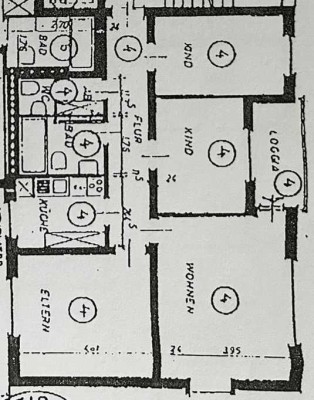 Schöne 4-Zimmer-Erdgeschosswohnung mit Balkon in Lotte-Büren