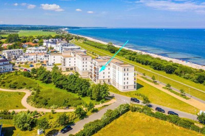 Traumferienwohnung seitl. Meerblick, direkt hinter der Düne,  mit fantastischem Wellnessbereich