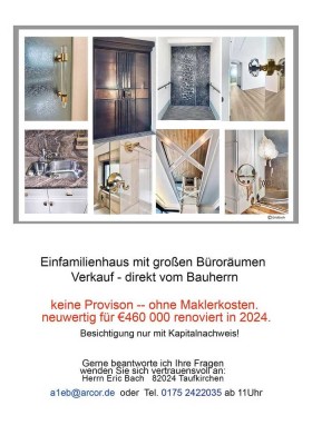 Elegantes Anwesen Südl. Stadtgrenze München-Land  -  1 Million unter Gutachten