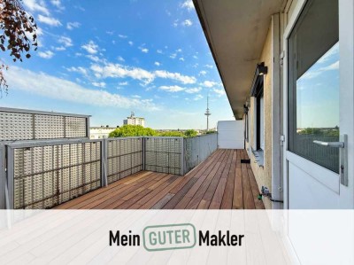Citynah in Utbremen: 2-Zimmer-Wohnung mit sonniger Dachterrasse