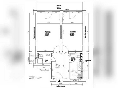 Tauschwohnung: Helle und ruhige 2 Zi.Whg. gegen 3 Zi.