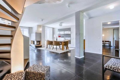 Architekten Penthouse-Wohnung mit großzügiger Dachterrasse in Eschersheim