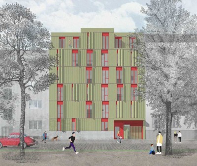 Helle gut geschnittene Dreizimmerwohnung mit Westbalkon