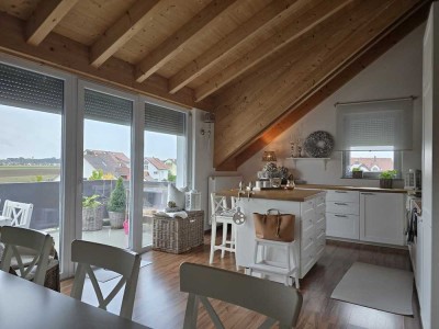 Attraktive 3,5-Zimmer Maisonette in Untermeitingen mit Garten und zwei Stellplätzen