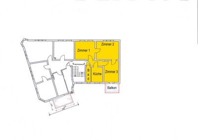 3-Zimmer-Wohnung / 12.2024 neue Fenster und Fassade