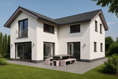 Schmuckes Einfamilienhaus-Individualplanung mit viel Platz für Ihre Familie!