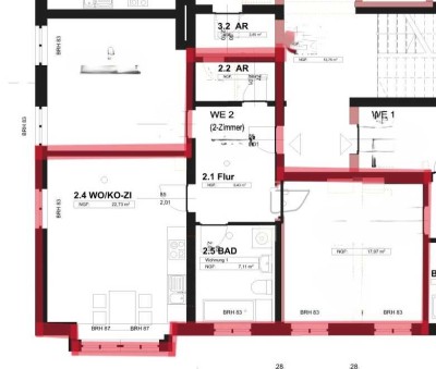 Geräumige 1,5-Zimmer-Wohnung in Eilenburg mit Fahrstuhl