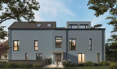 Moderne 2-Zimmer-Dachgeschosswohnung mit Dachterrasse in Mainz-Marienborn