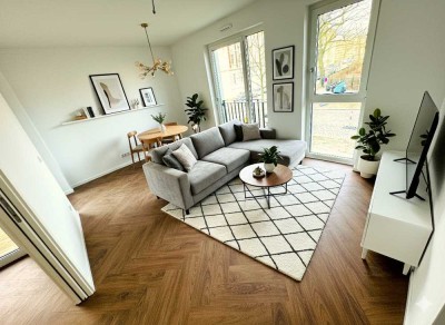 Adlershof erleben – elegante 2-Zimmer mit Balkon, EBK & Fußbodenheizung
