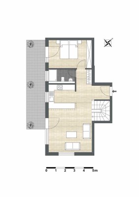 Moderne Maisonette Wohnung im Neubau