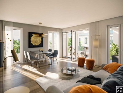 Lichtdurchflutete 3-Zimmer-Wohnung mit Süd-West Balkon