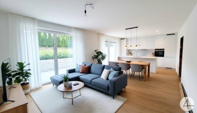 ERSTBEZUG! Schlüsselfertiges Doppelhaus mit angelegten Garten auf 2 Ebenen