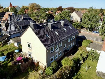 LAMDA in Döhren/Seelhorst - Charmante Erdgeschosswohnung mit Gartenanteil  und Garage