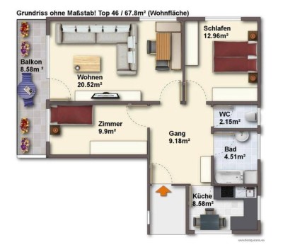 Wohnung im Herzen von Dornbirn - Sackgasse!