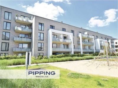 In modernem Neubau:
"Hochwertige 2-Zimmer-Maisonettewohnung mit Dachterrasse"
