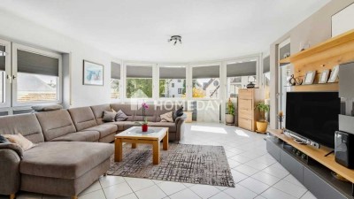 Großzügige 3-Zimmer-Wohnung mit Balkon, Einbauküche und Garage in Egelsbach