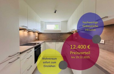 12.400€ Sonderaktion + Einbauküche inklusive - 2,5-Zimmer-Wohnung mit Garten in Aying-Großhelfendorf