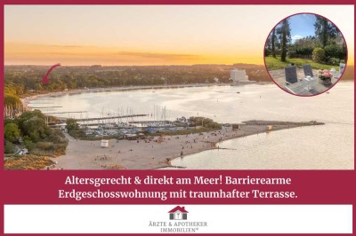 Altersgerecht & direkt am Meer! Barrierearme Erdgeschosswohnung mit traumhafter Terrasse.