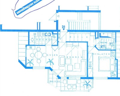 Gepflegte 2-Zimmer-DG-Wohnung mit Balkon und Einbauküche in Leonberg