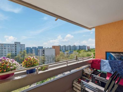 Vermietete 3-Zimmer-Wohnung im 8. OG mit Aufzug in Neuperlach